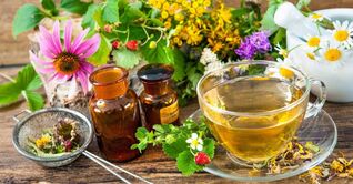 Herbal infusions for the treatment of cervical osteochondrosis.