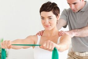 Physical Education of the media for osteochondrosis