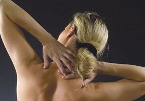 Medical neck gymnastics with osteochondrosis
