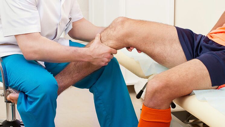 See a doctor for knee pain.