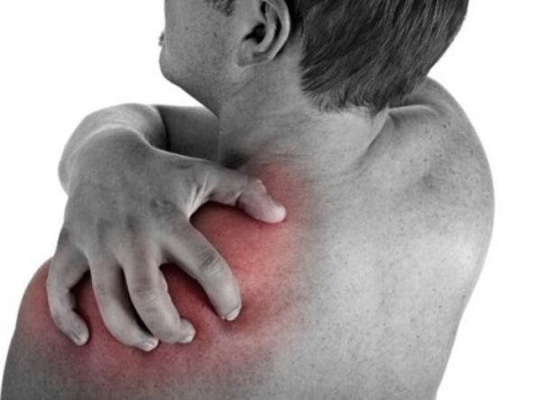 shoulder joint pain due to osteoarthritis